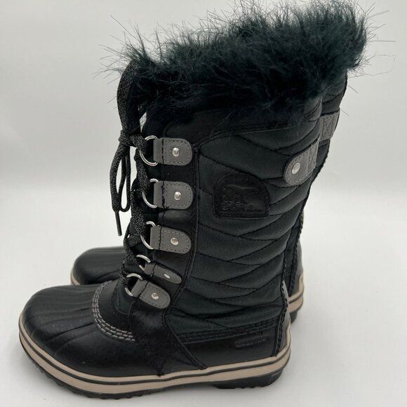 SOREL Kids Tofino II (Little Kid/Big Kid) Girls size 2 faux fur - Picture 3 of 11